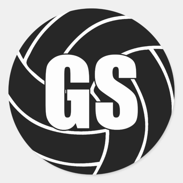 Netball Goal Shooter, GS, Netball Team Stickers (Vorderseite)