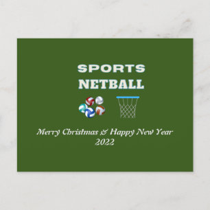 Netball-Grußkarte 2022 Postkarte