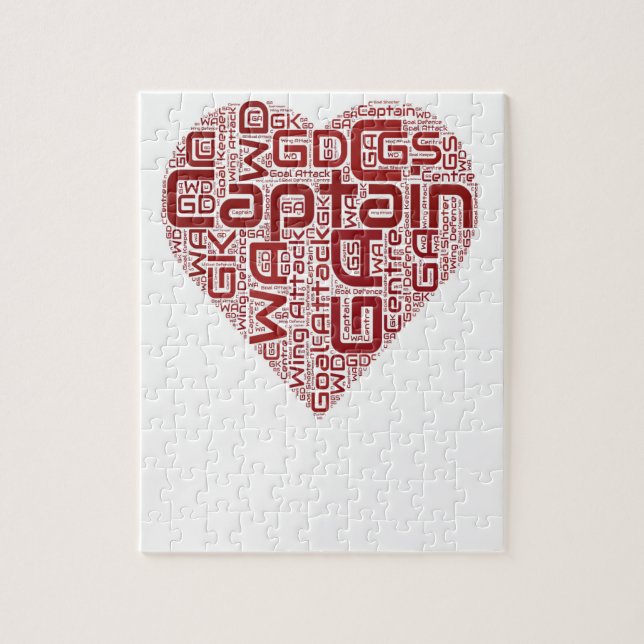 Netball-Positions-Herz-Entwurf (Vertikal)