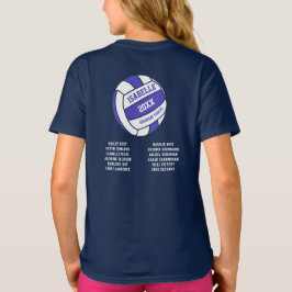Netball-White-Out-Mannschaftsnamen T - Shirt