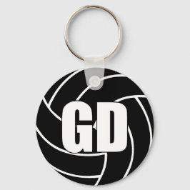 Netball-Zielverteidigung GD Schlüsselring Schlüsselanhänger