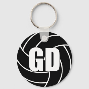 Netball-Zielverteidigung GD Schlüsselring Schlüsselanhänger