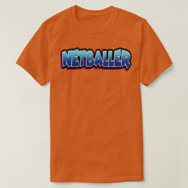 Netballer Netballing T-Shirt (Design vorne)