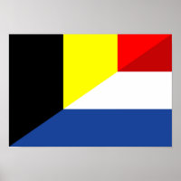 netherland belgium flag half country flag
