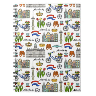 Netherland-Doodle-Muster Notizblock