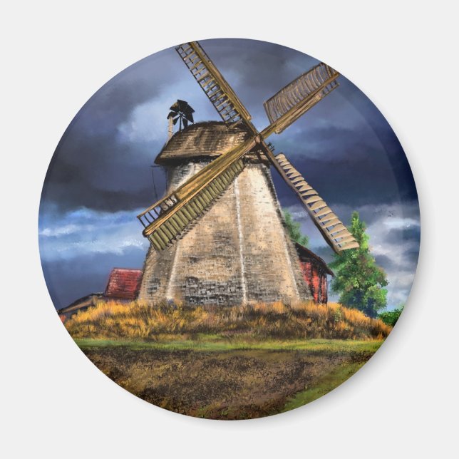 Netherland Windmill Magnet (Vorne)