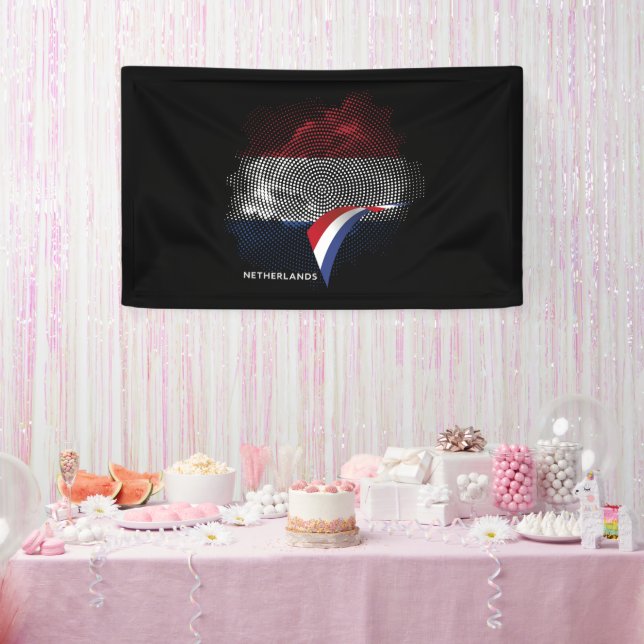 Netherlands flag banner (Party)