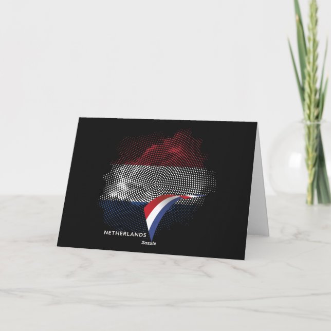 Netherlands flag dankeskarte (Rückseite)