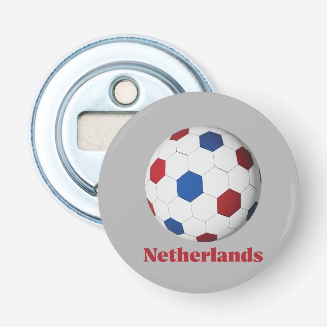 Netherlands Soccer Flaschenöffner (Vorderseite)