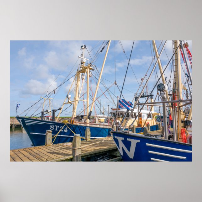 NETHERLANDS - STAVOREN - MEDIA APRIL 2017: Docked  Poster (Vorne)