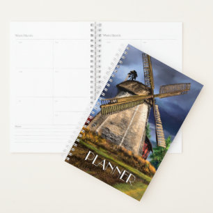 Netherlands Windmill Landscape Plan Planer