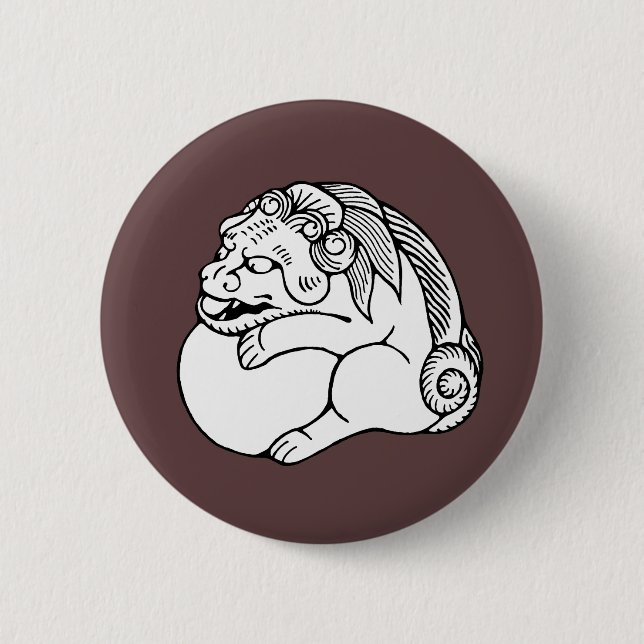 Netsuke shishi button (Vorderseite)