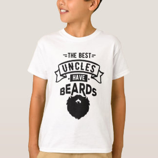 Nett haben die besten Onkel Bart-Druck T-Shirt