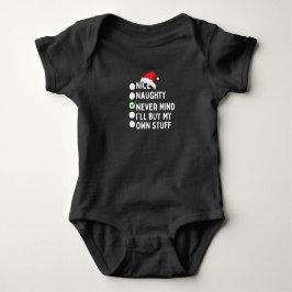 Nett, nein, ich werde meine eigenen Sachen kaufen Baby Strampler