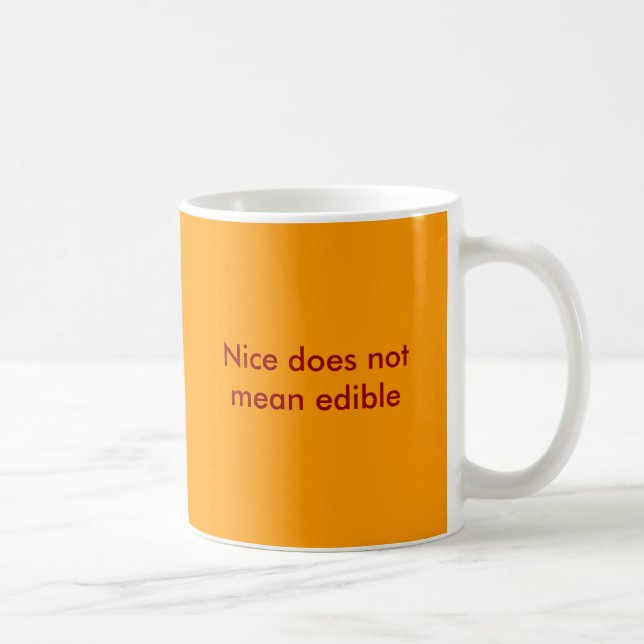 Nett nicht tut gemeines essbares kaffeetasse (Rechts)