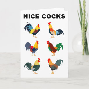 Nett S Lustiger Hahn Farm Huhn Karte