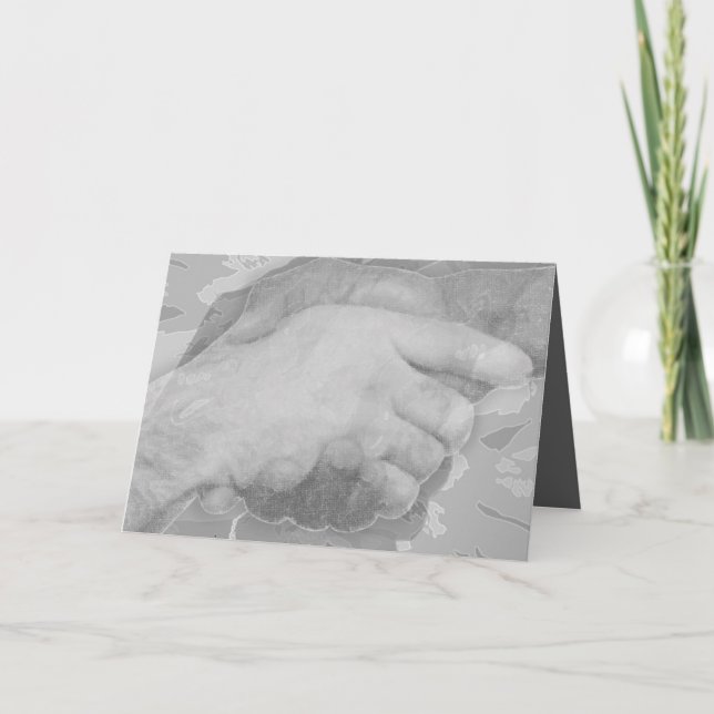 Nett, Sie zu treffen Karte (Vorderseite)