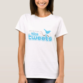 Nett tweetet kurze Hülsen-Damen T T-Shirt