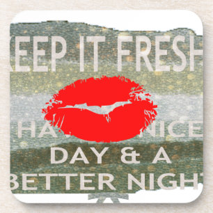 Nett und perfekt Save the Date Getränkeuntersetzer