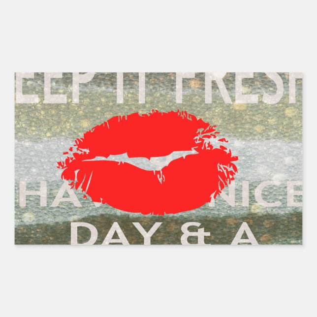 Nett und perfekt Save the Date Rechteckiger Aufkleber (Vorderseite)