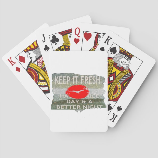 Nett und perfekt Save the Date Spielkarten (Rückseite)