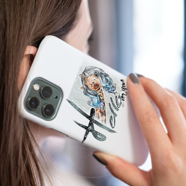 Nette Giraffe lustiges iPhone / iPad Fall Case-Mate iPhone Hülle (Von Creator hochgeladen)