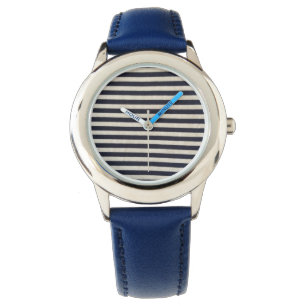 Nette Streifen Armbanduhr
