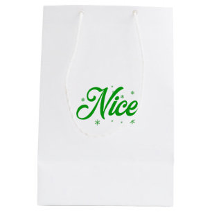 Nette Weihnachtspaare Mittlere Geschenktüte