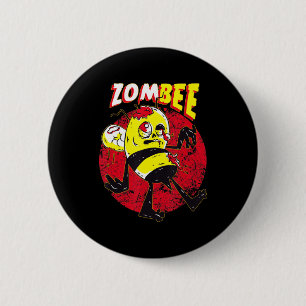 Netter Imker Zombie Honigbiene Zombee Imker Button