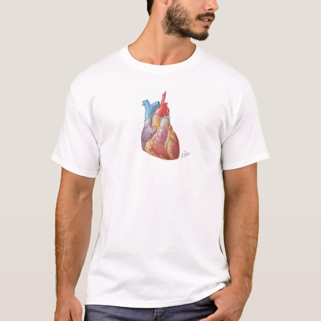 Netter l'aspect antérieur du coeur sur le T-shirt  (Devant)