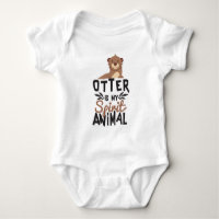Netter Otter ist mein Geist-Tierdruck