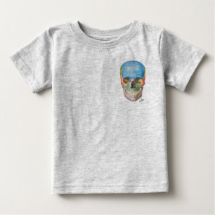 Netter-Schädel auf einem Baby einteilig Baby T-shirt