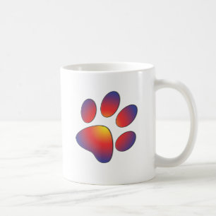 Netter Tatzen-Druck-Entwurf Kaffeetasse