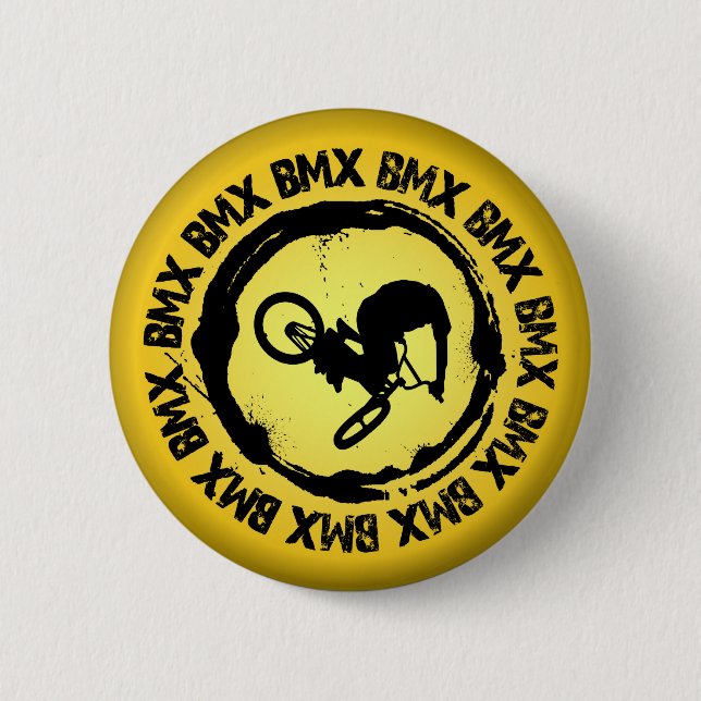 Nettes BMX Siegel Button (Vorderseite)