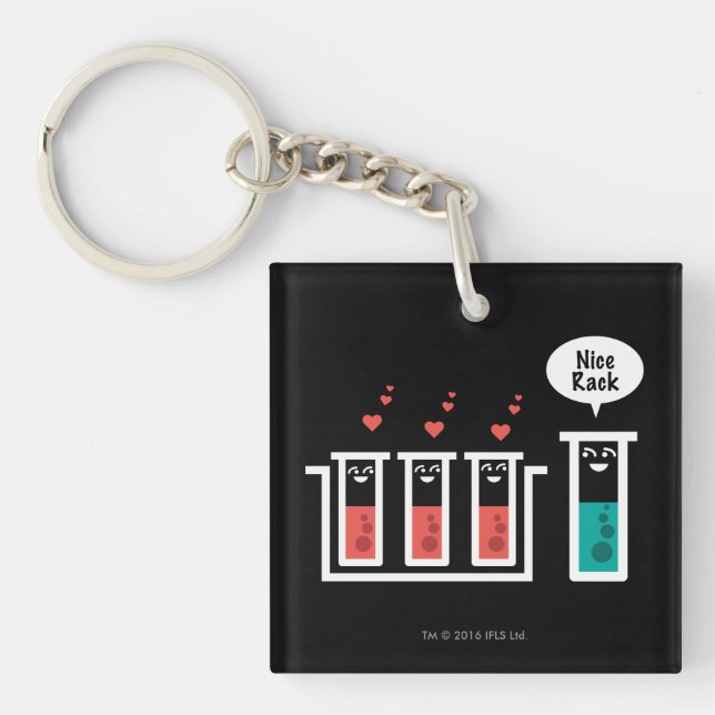 Nettes Gestell Schlüsselanhänger (Vorderseite)