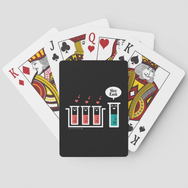 Nettes Gestell Spielkarten (Rückseite)