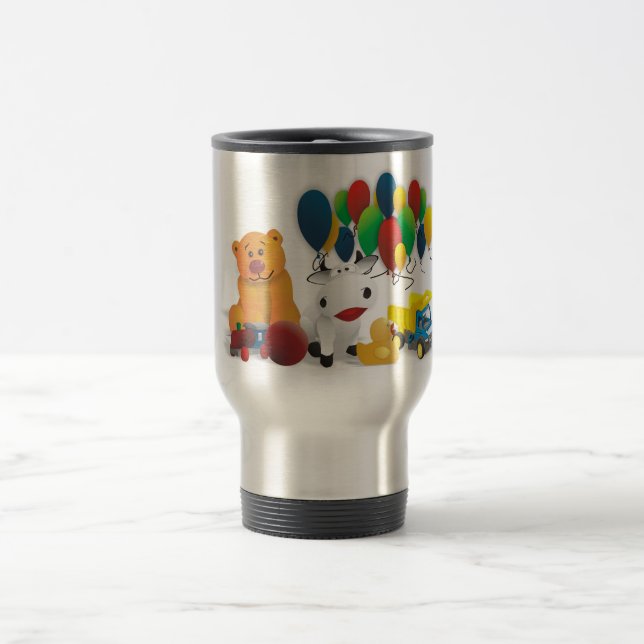 Nettes Kindermotiv Reisebecher (Mittel)