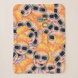 nettes Mädchen blonde Sherpadecke