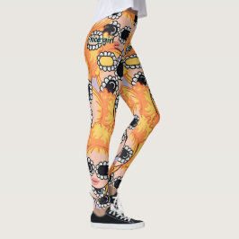 nettes Mädchen Blondine Leggings