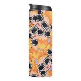 nettes Mädchen Blondine Thermosbecher