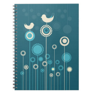 Nettes Vogel-Notizbuch Notizblock