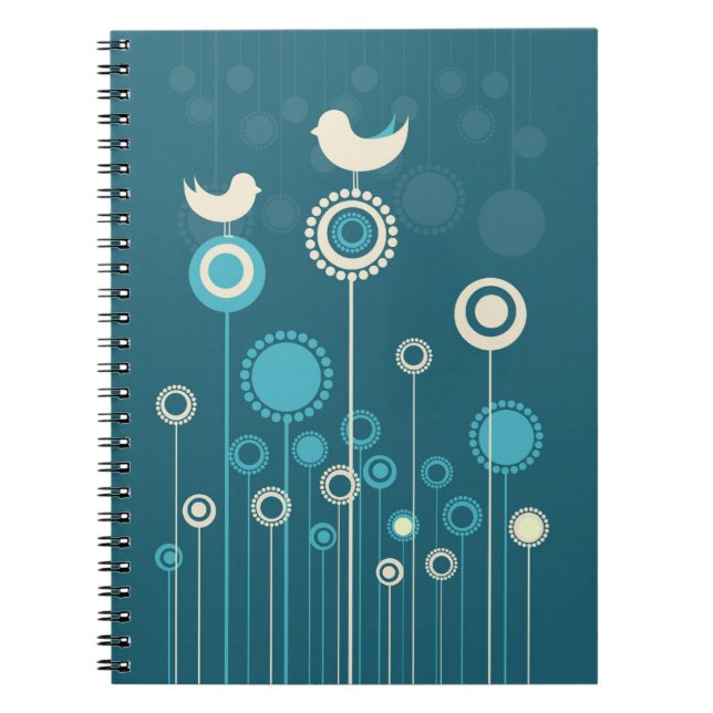 Nettes Vogel-Notizbuch Notizblock (Vorderseite)