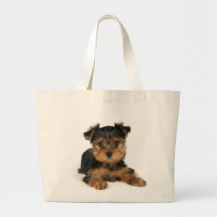 Nettes yorkie jumbo stoffbeutel