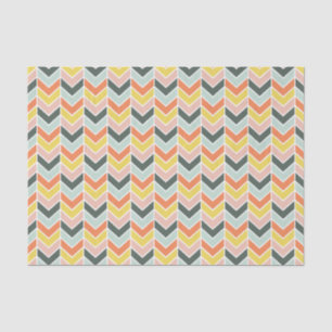 Nettes Zickzack durch Origami Drucke Seidenpapier