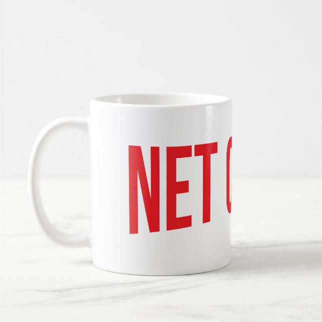 Netto-Chicks Fun-Tasse Kaffeetasse (Links)