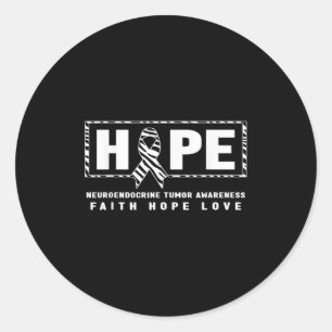 Nettopfkrebs - Hope Net Neuroendocrine Tumor A Runder Aufkleber