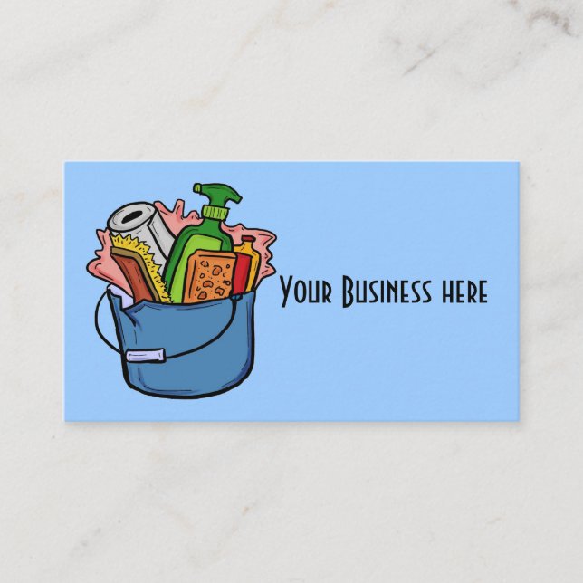 Nettoyage de cartes de visite personnalisables (Devant)