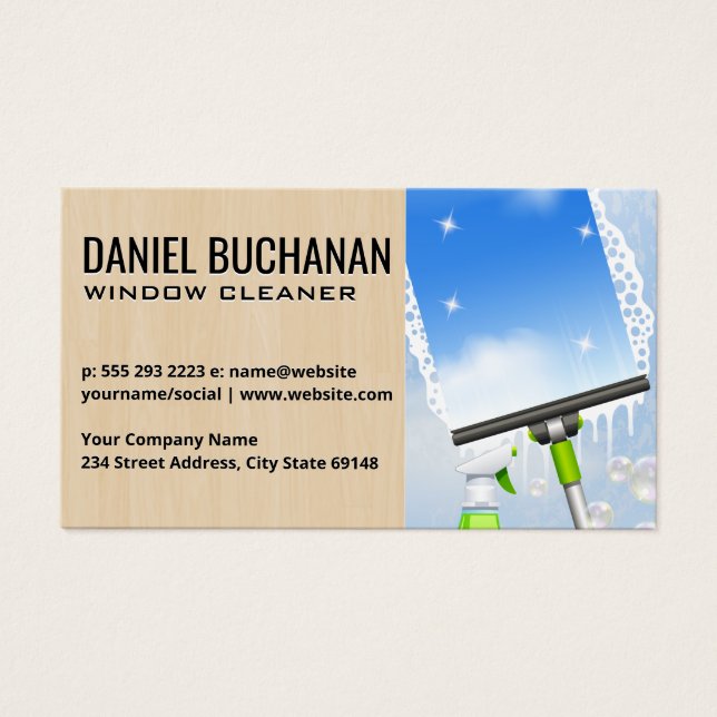 Nettoyage de fenêtres | Boules de savon de taille (Devant)