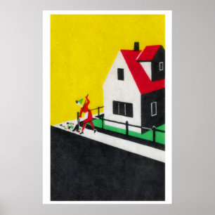 Nettoyage de la rue - Impression de boîte d'allume