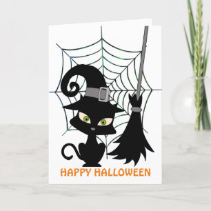 Nettoyage Des Cobwebs, Carte pliée 5" x 7"